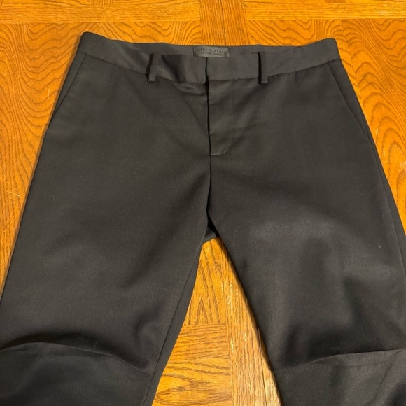 Nili Lotan French Military Wool Blend Cropped Jogger Pants in Black Sz 8 Chic - Picture 5 of 16